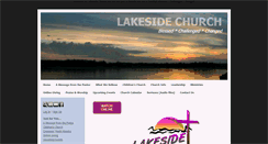 Desktop Screenshot of mylakesidechurch.com