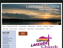 Tablet Screenshot of mylakesidechurch.com